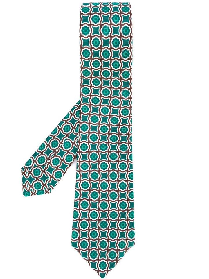 Kiton Arabesque Print Tie