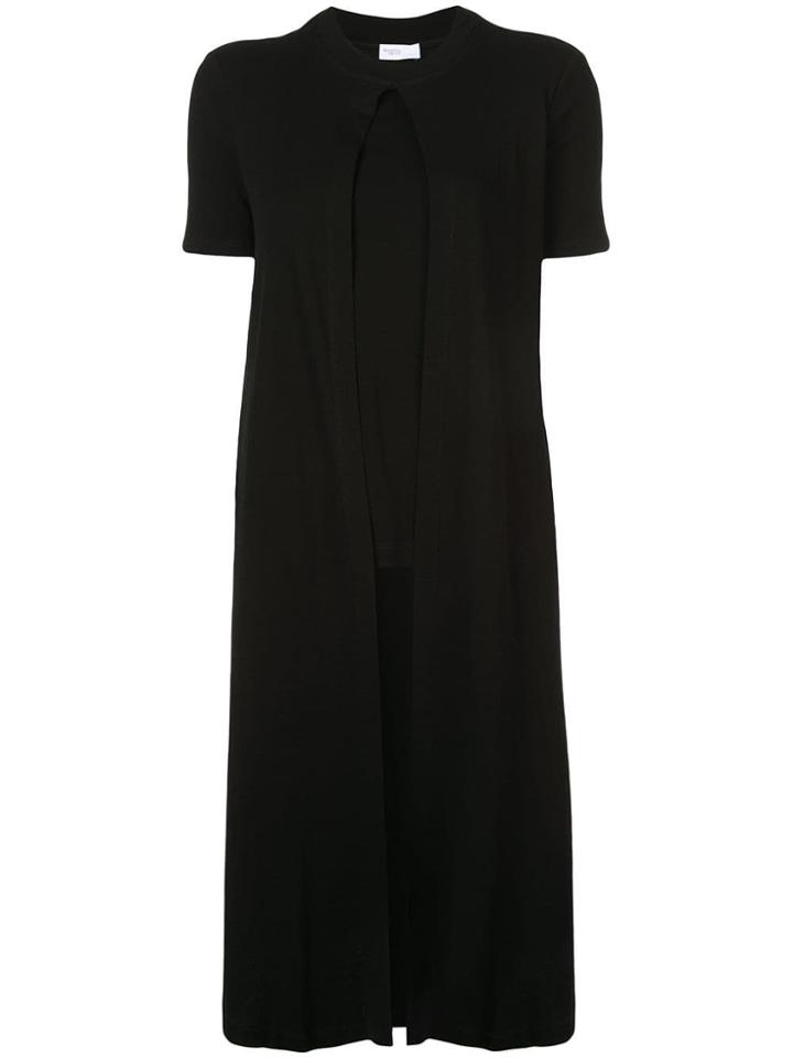 Rosetta Getty Long Petal Front T-shirt - Black