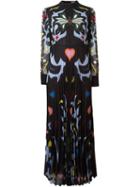 Mary Katrantzou Graphic Cowboy 'mizar' Dress, Women's, Size: 12, Black, Silk/polyester