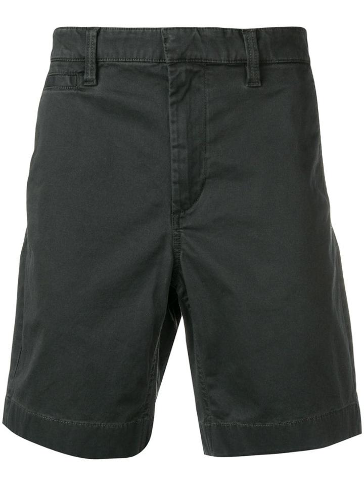 John Varvatos Plain Chino Shorts - Black