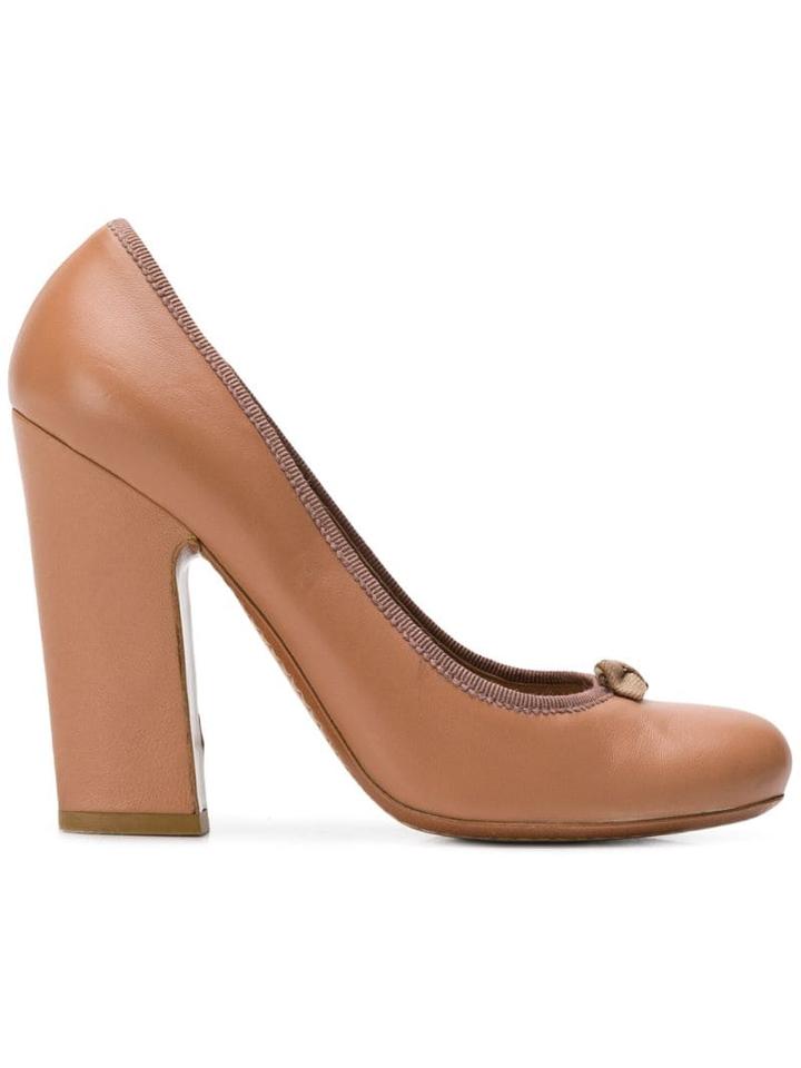 Alaïa Pre-owned 2000's Bow Detail Pumps - Pink