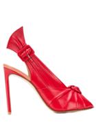Francesco Russo Slingback Stiletto Sandals - Red