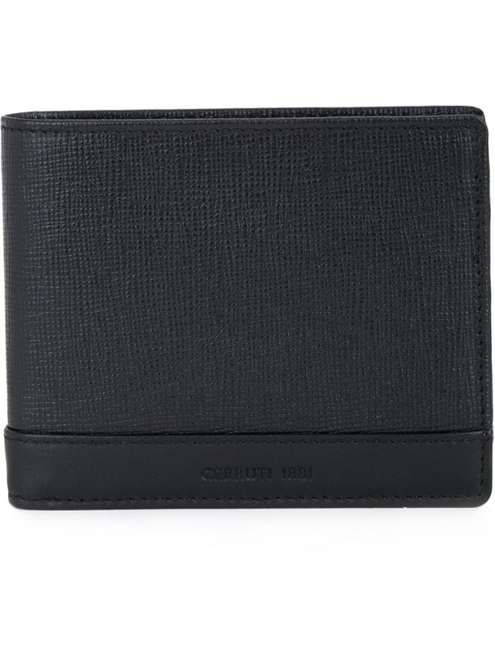 Cerruti 1881 Embossed Logo Wallet - Black
