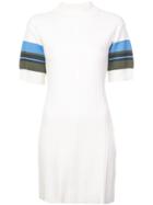 Proenza Schouler S/s Knit Dress-lightweight Rib - White