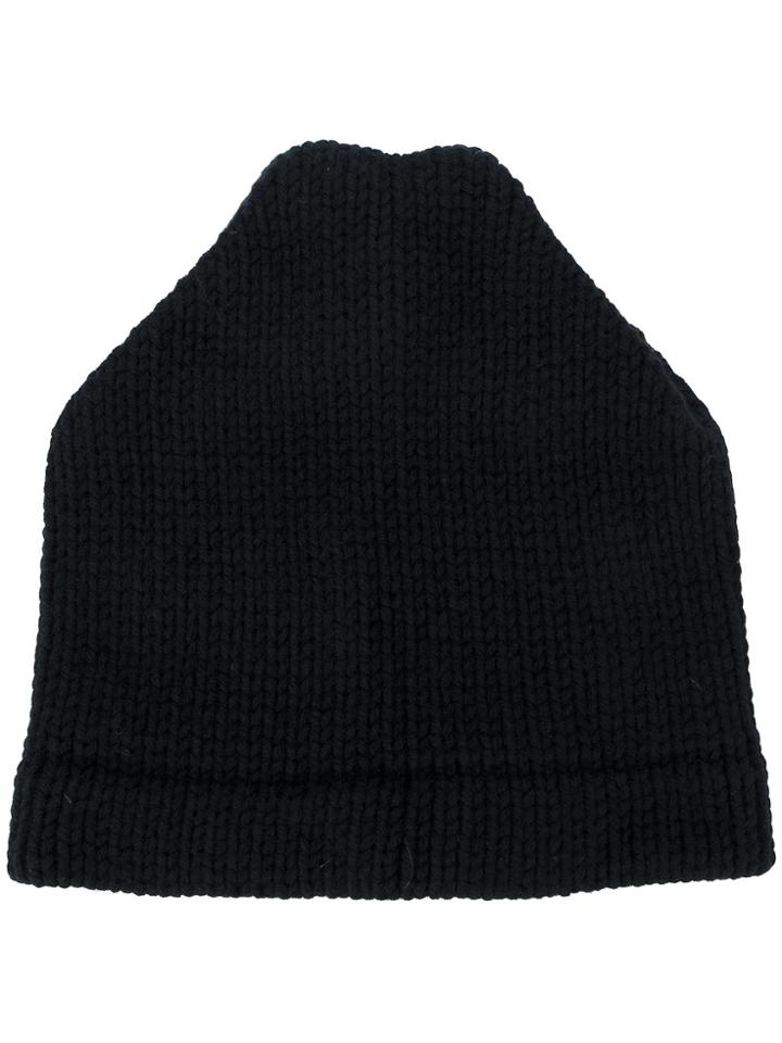 Cedric Jacquemyn Ribbed Beanie - Black