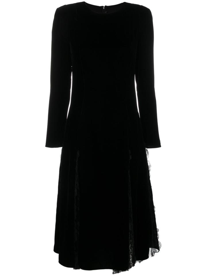 Ermanno Scervino Lace Detail Dress - Black