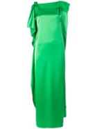 P.a.r.o.s.h. Boat Neck Gown - Green