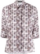 Styland Ant Print Shirt - Neutrals