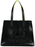 Kenzo Tiger Tote Bag, Women's, Black, Leather/polyurethane