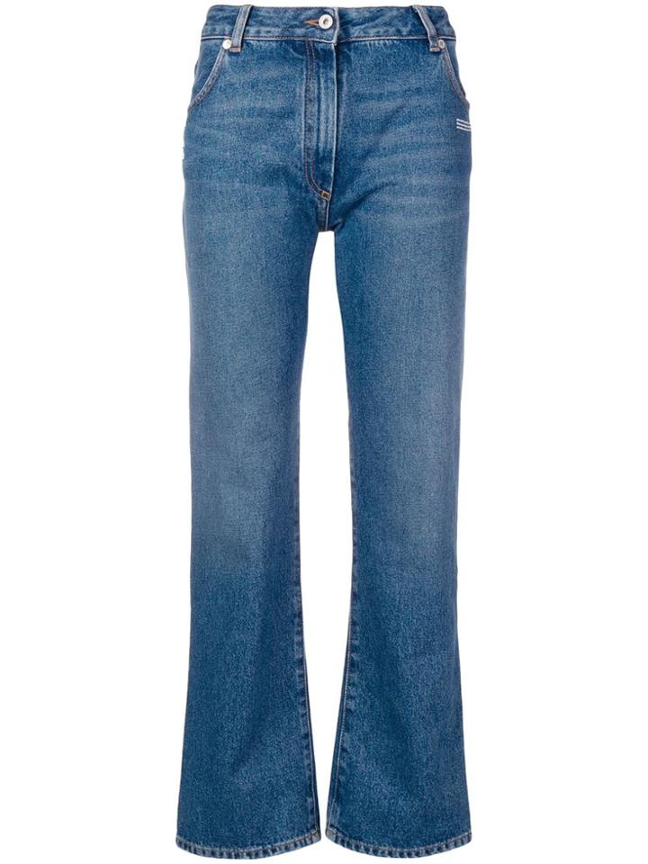 Off-white Regular Fit Jeans - Blue