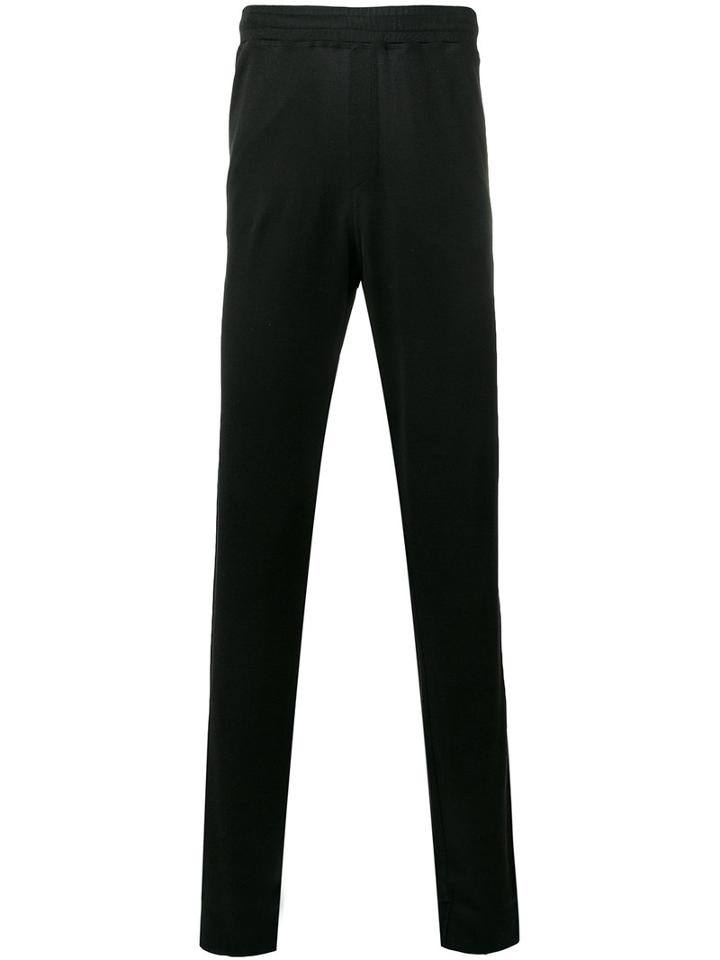 Lanvin Worn Lounge Pants, Men's, Size: Medium, Black, Cotton/rayon