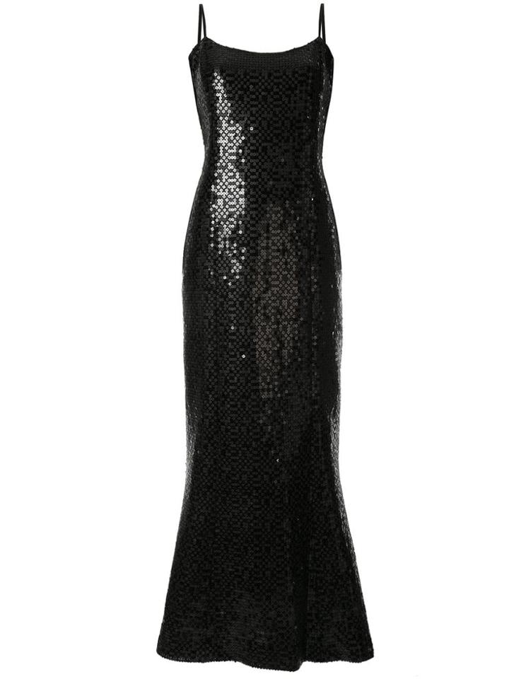 Chanel Vintage Sequined Dress - Black
