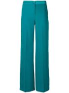 Marc Ellis Tailored Wide Leg Trousers - Blue