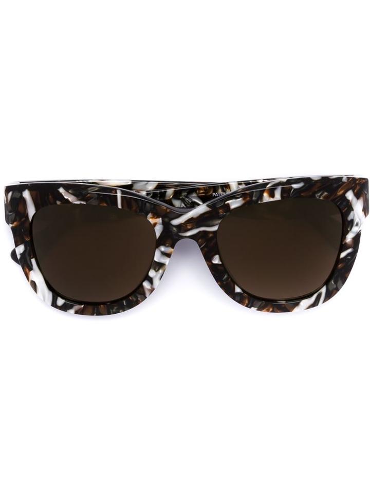 Mykita 'dan' Sunglasses, Women's, Brown, Acetate