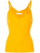 Dion Lee Twist Shoulder Tank-top - Yellow & Orange