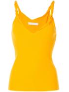 Dion Lee Twist Shoulder Tank-top - Yellow & Orange