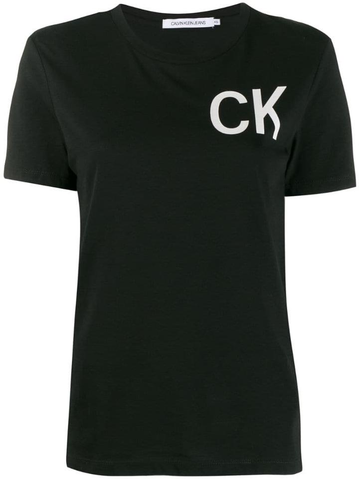 Calvin Klein Jeans Ck Print T-shirt - Black