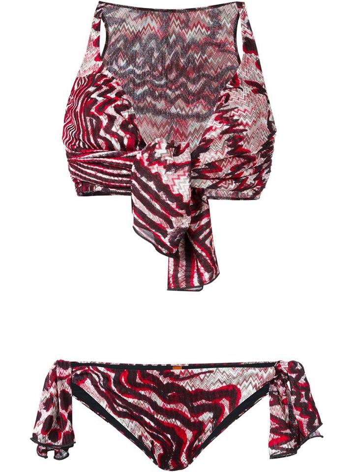 Missoni Chevron Tie Knot Bikini