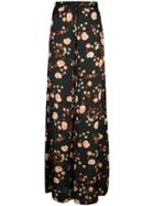 Jill Jill Stuart Floral Print Trousers - Black