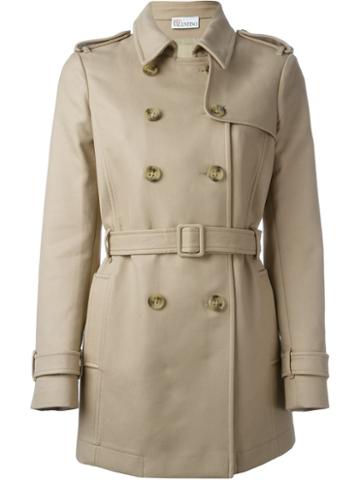 Red Valentino Circle Patch Trench Coat