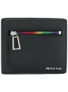Ps By Paul Smith Rainbow Zip Billfold Wallet - Black