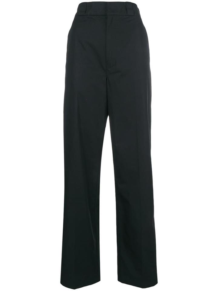 Prada Wide Leg Trousers - Black