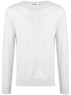 Jil Sander Long-sleeve Fitted Sweater - White