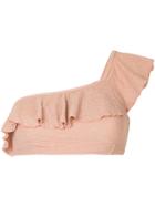 Suboo One Shoulder Bikini Top - Pink & Purple