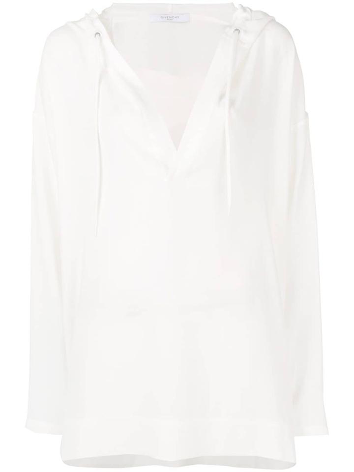 Givenchy Hooded Blouse - White