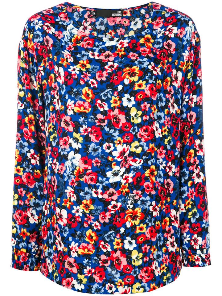 Love Moschino - Floral Blouse - Women - Viscose - 40, Viscose