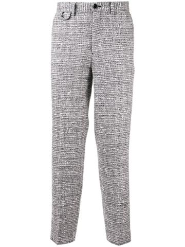 Education From Young Machines Bouclé Tweed Trousers - Grey