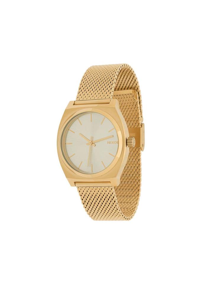 Nixon Time Teller Milanese Watch - Gold