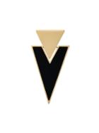 Saint Laurent Triangle Clip-on Earrings