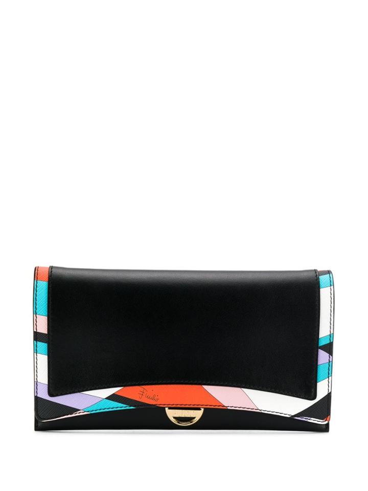 Emilio Pucci Multicoloured Wallet - Black