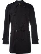 Burberry Kensington Trench Coat - Blue