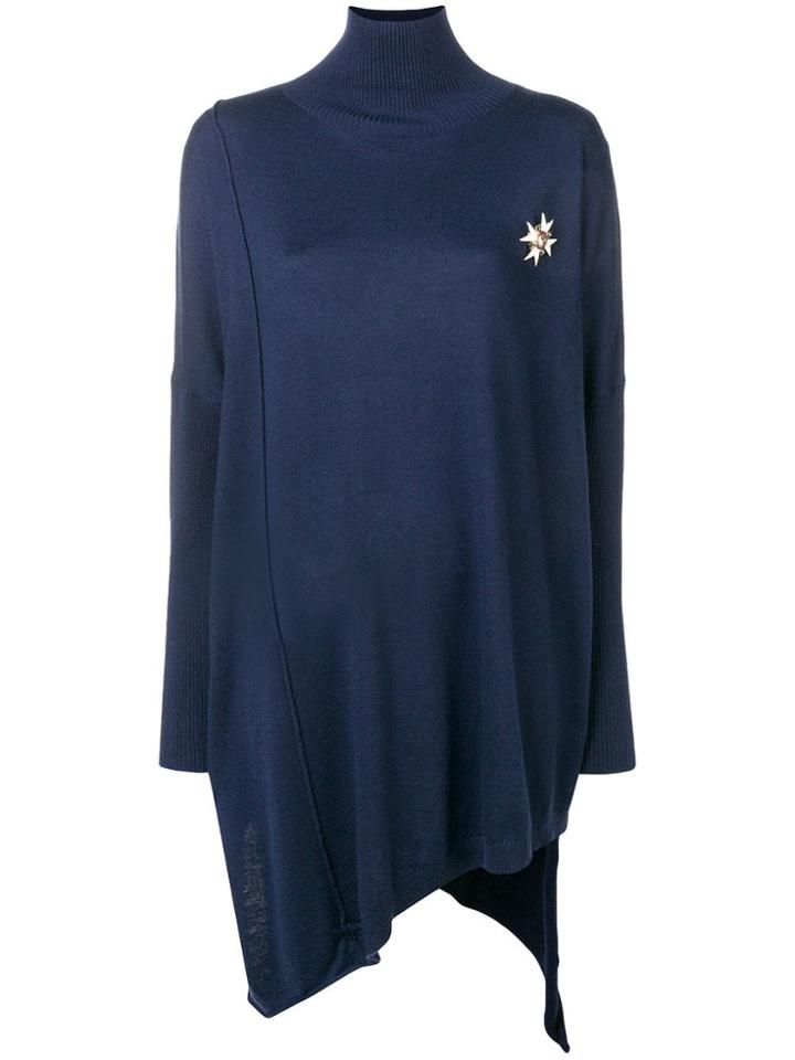 Frankie Morello Theodora Sweater Dress - Blue
