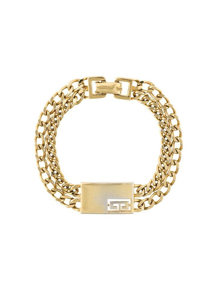 Givenchy Pre-owned Chain Link Bracelet - Yellow