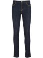 Skinny Jeans, Women's, Size: 40, Blue, Cotton/spandex/elastane, Ermanno Scervino