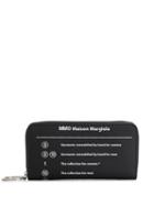 Mm6 Maison Margiela Logo Print Wallet - Black