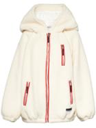 Miu Miu Shearling Fleece Jacket - White