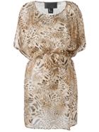 Philipp Plein Patterned Dress - Nude & Neutrals