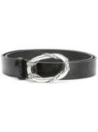 Just Cavalli Snakeskin Effect Belt, Men's, Size: 85, Leather