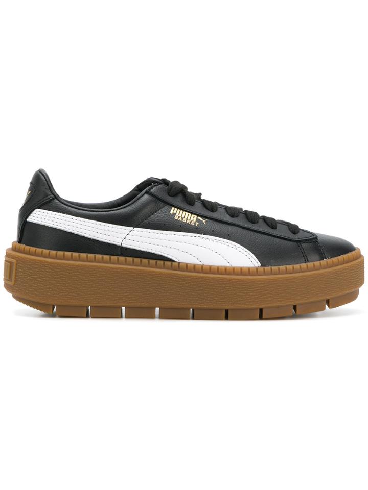 Puma Chunky Ridged Sole Sneakers - Black