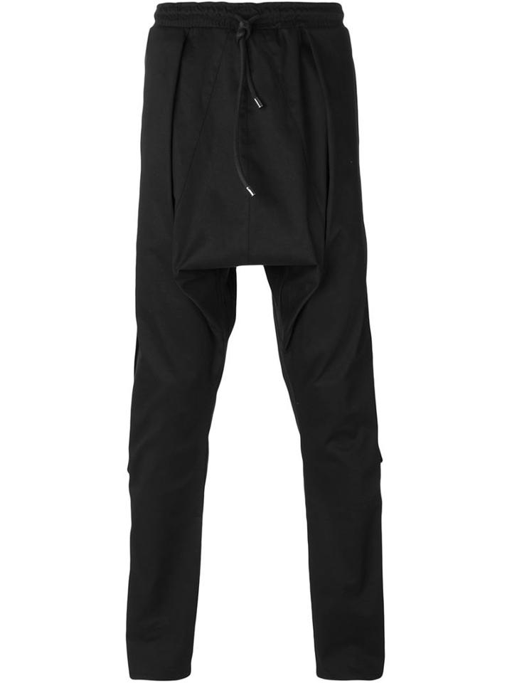 Alchemy Drop Crotch Trousers, Men's, Size: S, Black, Cotton/spandex/elastane