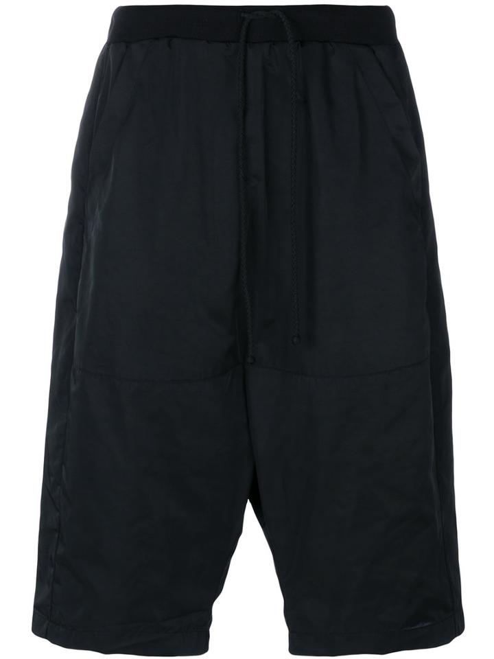 Lost & Found Rooms - Drawstring Shorts - Men - Cotton/polyester/spandex/elastane - S, Black, Cotton/polyester/spandex/elastane