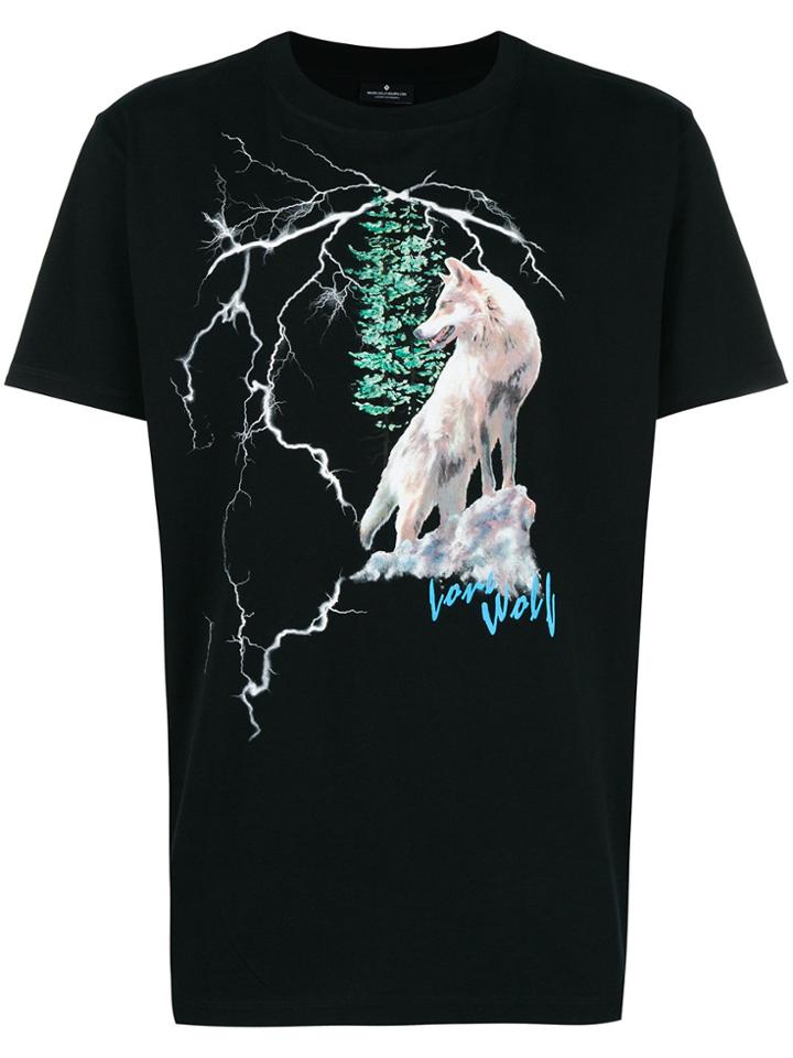 Marcelo Burlon County Of Milan Wolf T-shirt - Black