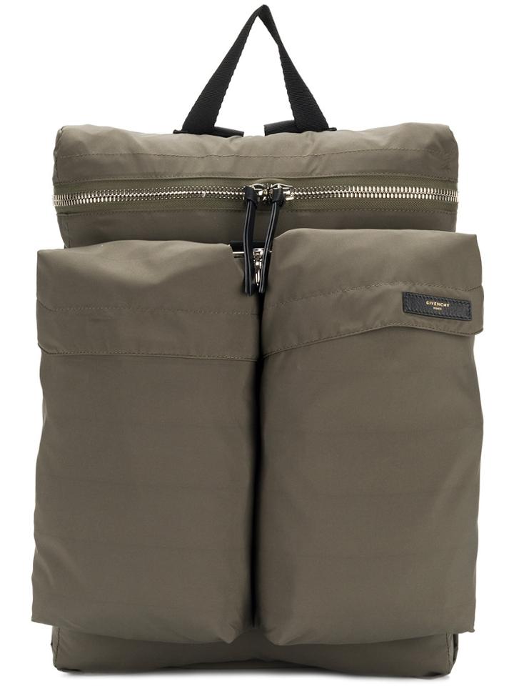 Givenchy Top-zipped Backpack - Green