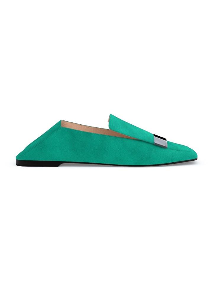 Sergio Rossi Sr1 Customisable Slippers - Green