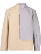 A-cold-wall* Colour Block Asymmetric Jacket - Neutrals