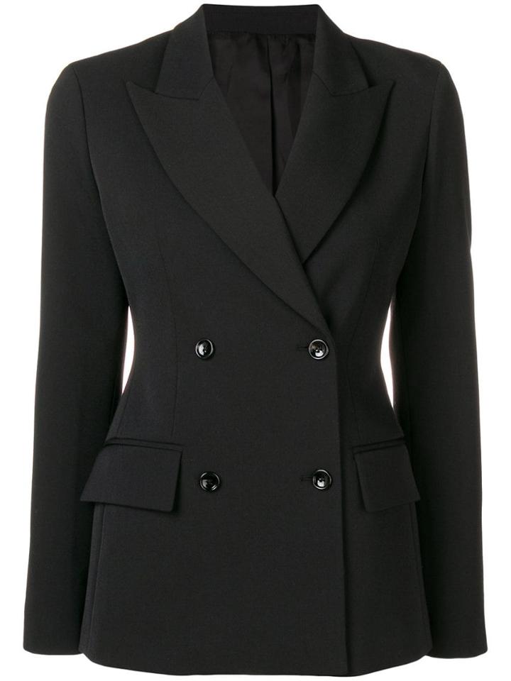 Joseph Double-breasted Blazer - Black